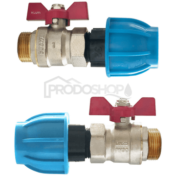 Pripojovací set k vodným filtrom 3/4" s guľovým ventilom