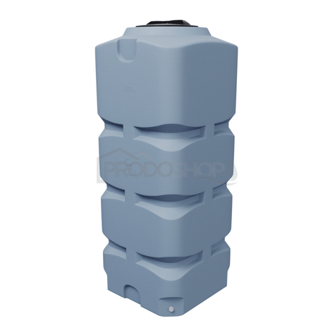 Nádrž na vodu BK 1000L sivá