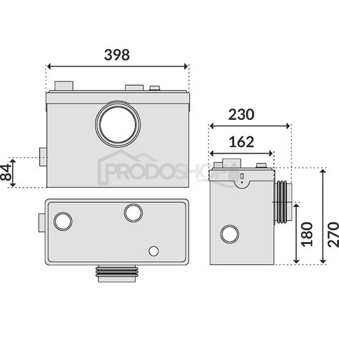 Prečerpávacia stanica SANIBO 4 