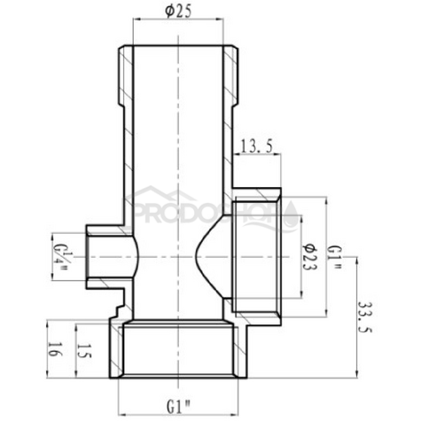 Spojovacia armatúra OT5 - mosadz