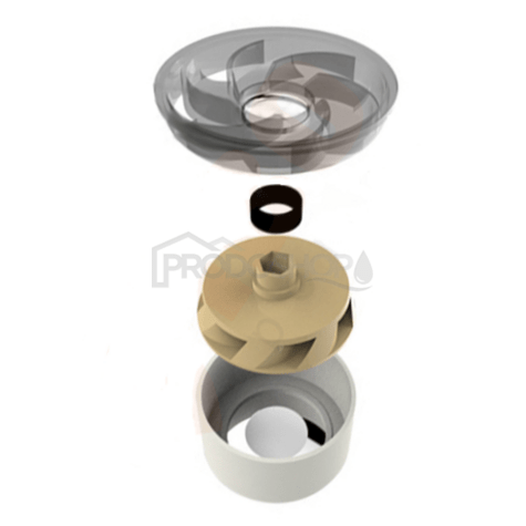 Schéma zapojenia: Vodáreň s čerpadlom 3,5