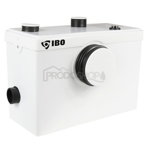 Schéma zapojenia: SANIBO 4 je prečerpávacie čerpadlo na splachovanie WC s účinným drvičom