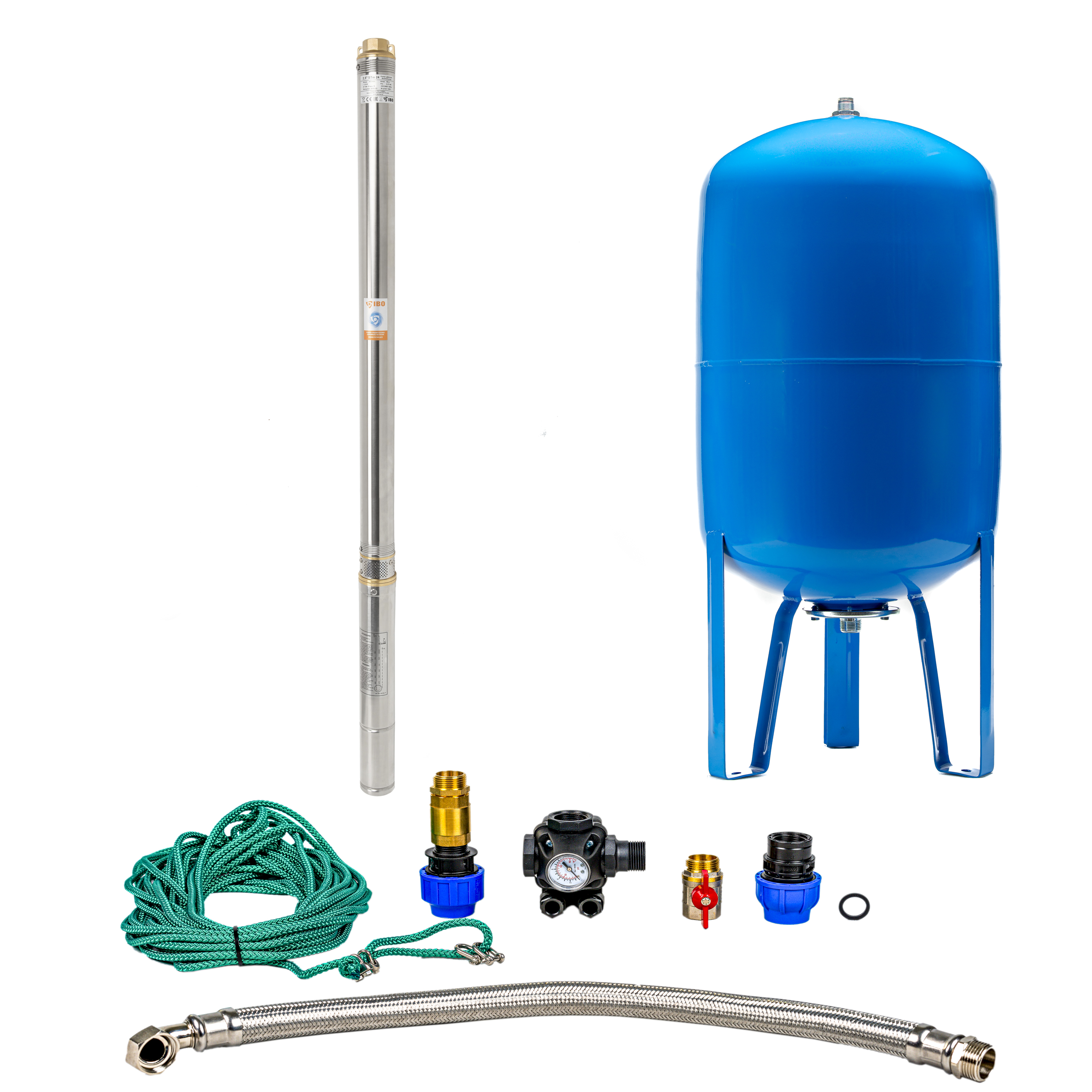 Domáca vodáreň s ponorným čerpadlom 3" STM 24 / 80l - RTS