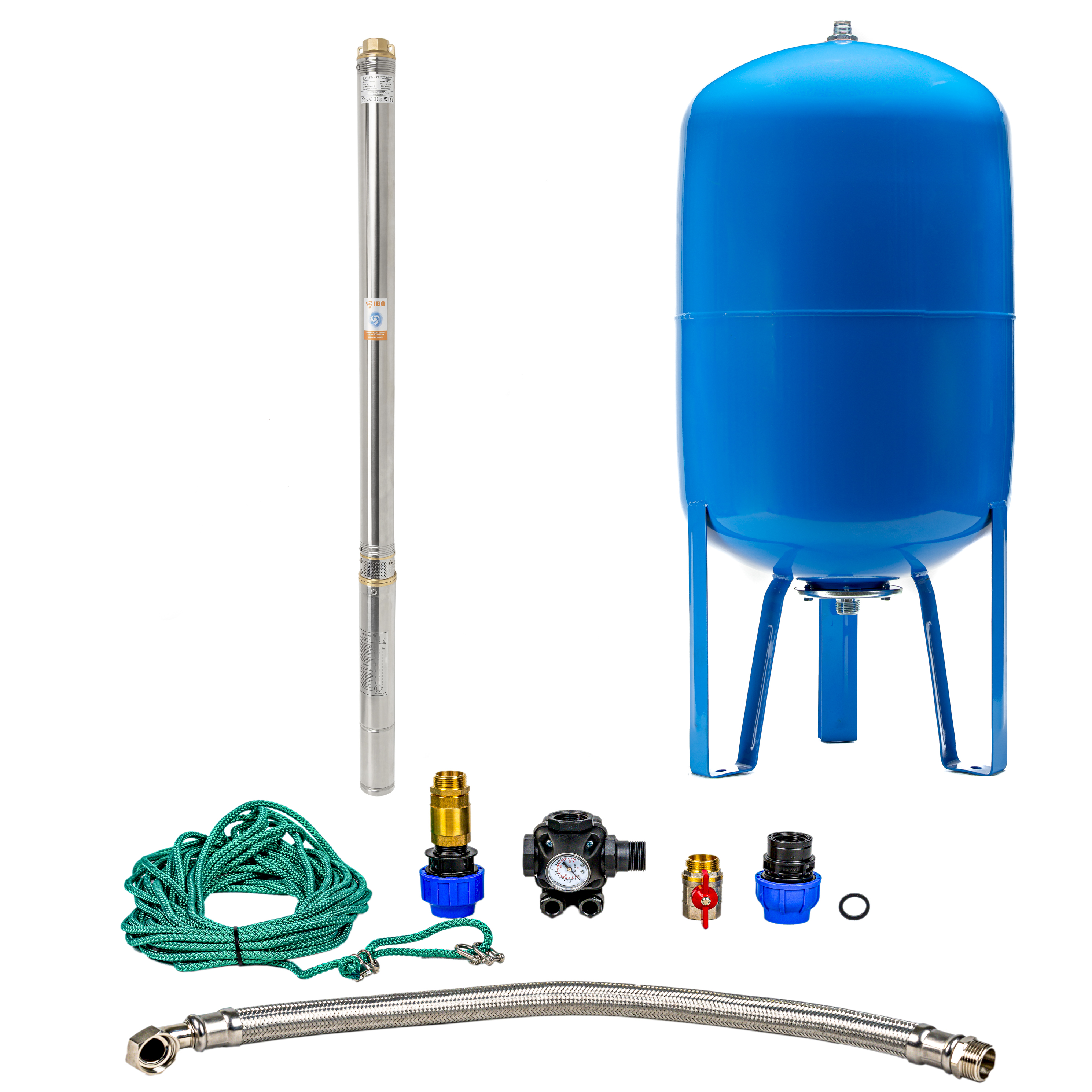 Domáca vodáreň s ponorným čerpadlom 3" STM 24 / 100l - RTS